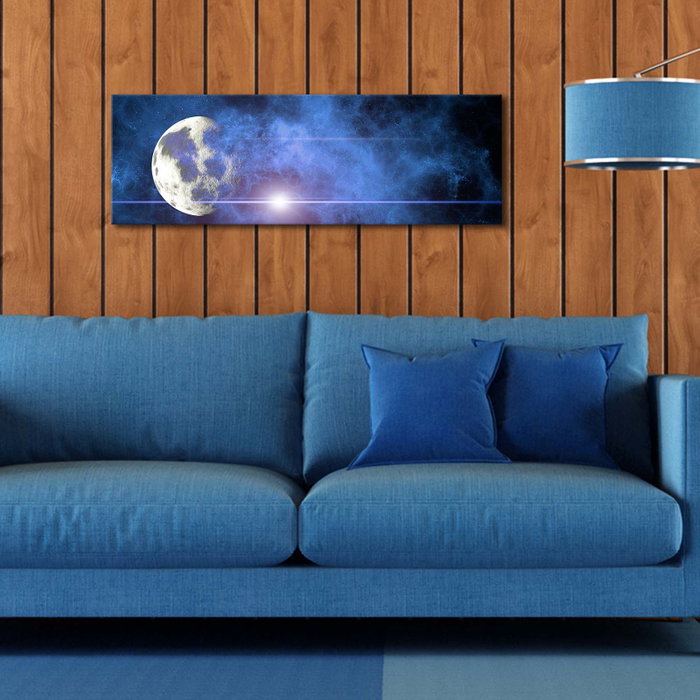 Wallity Lienzo Decorativo Iluminado con LEDs Multicolor 30 x 90 cm Wallity Lienzo Decorativo Iluminado con LEDs Multicolor 30 x 90 cm